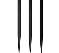 Mission Glide - Puntos para Dardos (Repuesto de Puntos Suaves), Negro, 40 mm.