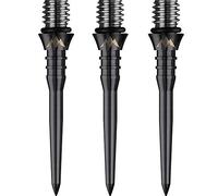 Mission Titan Pro Titanium Conversion Dart Points, Suave al Acero, Black - Grooved, 26 mm