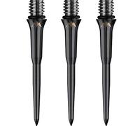 Mission Titan Pro Titanium Conversion Dart Points, Suave al Acero, Black - Smooth, 30 mm