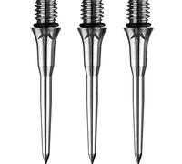 Mission Titan Pro Titanium Conversion Dart Points, Suave al Acero, Silver - Smooth, 26 mm