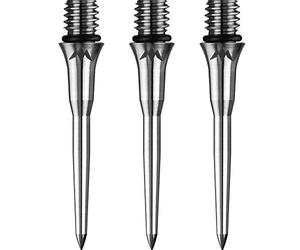 Mission Titan Pro Titanium Conversion Dart Points, Suave al Acero, Silver - Smooth, 26 mm