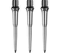 Mission Titan Pro Titanium Conversion Dart Points, Suave al Acero, Silver - Smooth, 30 mm