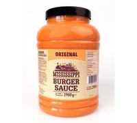Mississippi Hamburguesa Sauce Original para Patatas Fritas Y Hamburguesa 2900g