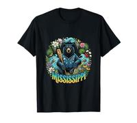 Mississippi Río Oso Naturaleza Sur Escénico Camiseta