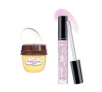 Misslyn Set de crema para labios de larga duración y bálsamo para labios carnosos de alto brillo Make Up Tinte voluminizador