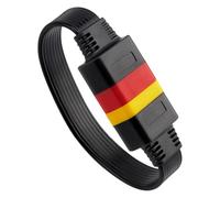 Missmisq Cable de extensión OBD2 macho a hembra, Cable OBD II adaptador de 16 pines, 14,7 pies