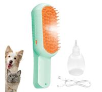 Missmisq Cepillo de vapor para perros, perros pincel de vapor,Cepillo para perros con vapor | Diseño ergonómico de diseño de mascotas para campos de gatitos grandes y medios pequeños