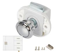 Missmisq Cerradura De Puerta Principal Para Autos, Cerrojo de Aleación de Zinc sin Llave para Puertas, Recambio De Pestillo Para Caja AutoFurgoneta Baño