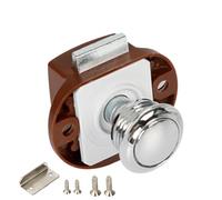 Missmisq Cerraduras para Autos - Cerrojo de Aleación de Zinc sin Llave para Puertas,Recambio De Pestillo Para Caja AutoFurgoneta Baño