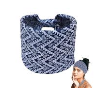 Missmisq Diademas,Diademas Bandana - Bandanas antideslizantes para el pelo para mujer - Diadema ancha y elegante, gorro bohemio para viajes, actividades al aire libre, deportes