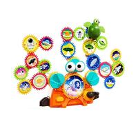 Missmisq Engranajes para Niños - Juego De Aprendizaje,Juguetes De Bloques De Construcción Stem | para Niños Y Niñas, Fiesta De Cumpleaños, Hogar, Preescolar, Escuela, Viaje, Playa