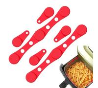 Missmisq Imanes para Moldes de Freidora de Aire,Clip de Silicona Resistente al Calor,Clips Magnéticos para Papel de Hornear | para Cocineros Caseros, Familias, Padres, Patatas Fritas, Verduras,