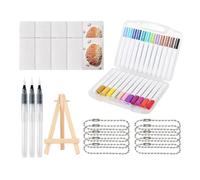 Missmisq Kit Pintura con Textura Espuma - 24 Marcadores de Pintura Coloridos con Efecto 3D Creativo,Set Arte DIY para Dibujo 3D | Para Los Estudiantes Jardín Infancia Niños Niñas Hijos E Hijas