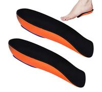 Missmisq Plantilla de zapato, plantilla de zapato, 1 par de plantillas para pies de alto, Plantillas de soporte adicional Soporte de de absorción de impactos para hombres grandes y altos para reducir
