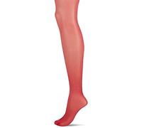 missO P211 P211 - Medias de entrepierna abierta para mujer, color plateado, talla L/XL, 20 den, rojo, XXL