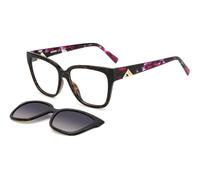 Missoni Mujer MIS 0179/CS 086/XW Monturas ópticas Acetato la Habana Violeta Cuadrada Polarizado Clip-on