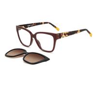 Missoni Mujer MIS 0179/CS LHF/LA Monturas ópticas Acetato Burdeos Marrón Cuadrada Polarizado Clip-on