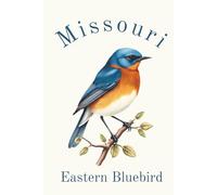 Missouri State Bird, Eastern Bluebird (Sialia sialis) Notebook, Journal for Men, Women, Young Adults, Teens, Kids, Gift for Bird Watchers, ... 120 White Lined Pages, Eco-Friendly, 6"x9"