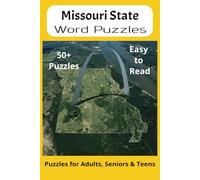 Missouri State Word Search Puzzle Book: Word Searches with Easy to Read Print about the state of Missouri, History, Cities, Geography, and More | 6x9 ... Gift for Vacations, Holidays and Free Times