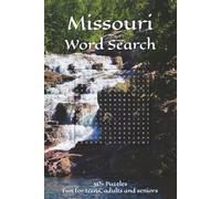 Missouri Word Search: Word Searches with Easy to Read Print about Missouri’s cities, landmarks, culture, and more | 6x9 inches, 110 pages | 50+ ... puzzle fans and Missouri enthusiasts