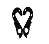 MISSU bicicleta marca serie 6061 material de aleación de aluminio bicicleta desviador trasero Gear Hanger deserción escolar color negro 1 pc de aluminio poste de cola gancho con tornillo