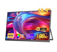 Missun Monitor Móvil de 18,5 Pulgadas [100% sRGB, 100 Hz, FHD 1920 x 1080, HDR FreeSync, VESA, Tipo C/Mini-HDMI] Compatible con PS5/Switch/PC/Xbox, Ideal para Juegos, Oficina en Casa, Trabajo Móvil