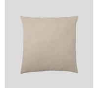 MISSUNA - Mini Waffle - Funda de cojín - 50 x 50 cm - Beige - 100% algodón - Made in Portugal
