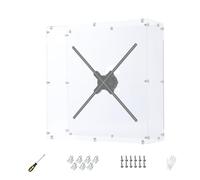 Missyou Cubierta Protectora para Ventilador Holográfico 3D - Compatible con 56CM - Acrílico Transparente Resistente a Golpes y Arañazos - Fácil Instalación - Mejora la Visualización de Imágenes 3D