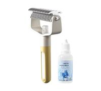 Mist Comb - Pet Steam Brush for Grooming | ABS with Spray Nozzle, Double-Sided Hair Removal Tool, Steamer Massage Brush for Long Haired Puppy Kitten Dog Cat Cleaning