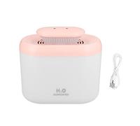 Mist Humidifier 3300ml Large Capacity Silent Diffuser with Night Light for Home Office, Desktop and Living Room Use, ABS Material, 72 - Hour Runtime (Rosa)