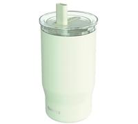 Taza termo quokka 720ml acero inoxidable con pajita mist pastel green