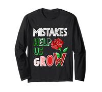 Mistakes Help Us Grow Cute Flower Art Motivation Teacher Manga Larga