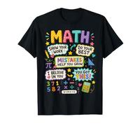 Mistakes Help You Grow Math Teacher Back To School Classroom Camiseta
