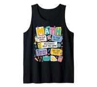 Mistakes Help You Grow Math Teacher Back To School Classroom Camiseta sin Mangas