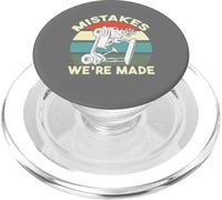 Mistakes Were Made Funny Carrito de golf, Ropa de carrito de golf PopSockets PopGrip para MagSafe