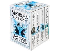 Mistborn 4 Book Boxed Set by Brandon Sanderson - The Alloy of Law, Shadows of Self, The Bands of Mourning & The Lost Metal
