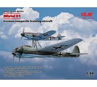Mistel S1, German Composite Training Avión 1:48 Plástico Modelo Kit Icm
