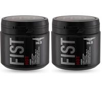 Mister B FIST Hot Crema Lubricante 500 ml (Paquete de 2)