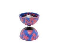 Mister Babache- Diabolo Medium Arlequin, 3380, Azul/Rosa, no Size