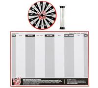 Mister Gadget - MG3389 Juego del Bachillerato X50 - Encuentra 7 Palabras por Letra - 50 Hojas, Ruleta, Reloj de Arena Incluido - para 7 a 77 Años - Formato Pequeño - Colores Azul, Rojo, Blanco