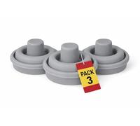 MISTER GIVER Juntas Indicadoras de Presión para Olla Exprés | Compatibles con WMF Plus 6093109502 | Ollas Desde 2,5ltr a 8,5ltr | Silicona Ø 3 cm | 3 Set Valvula Olla WMF (Gris Oscuro)