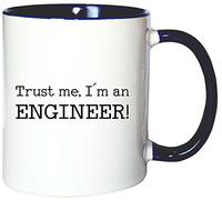 Mister Merchandise Pote del café Taza Trust me, I´m an Engineer! Ingenieur Jarra té Copa Muchos Colores