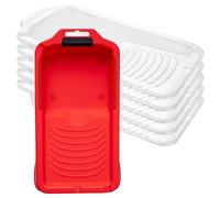 Mister Rui 6 bandejas de pintura, 34 x 17 cm, para pintura de pared, accesorios de pintura, plástico