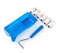 Mister Rui Juego de rodillos de pintura pequeños, 5 cm, mini rodillo de pintura, de microfibra, 50,8 mm, se utiliza con la mayoría de pinturas, para superficies semiásperas