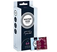 10 Condones Mister Size 64 - 220x64 mm