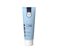 MISTER SIZE Lube Premium Lube - Lubricante a base de agua de 100 ml, respetuoso con la piel, de larga duración, sin perfume, compatible con condones y juguetes, certificado médicamente