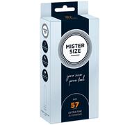 MISTER SIZE Preservativos Talla L 57 mm - Comodidad y Libertad Sensorial Para una Experiencia Única