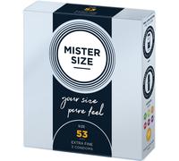 Mister Size Preservativos Talla M 53 Mm 3 Unidades - Diseño Confortable Para Placer Seguro