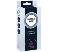 10 Condones Mister Size 60 - 200x60 mm