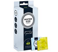 Mister Size - Preservativos Pura Sensación 10 unidades Ultrasensibles con lubricante Látex 49 mm